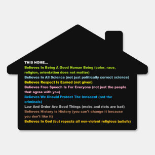 This Home Believes Sign