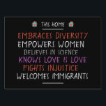 This Home Embraces Diversity Yard Sign<br><div class="desc">Take a stand against xenophobia,  homophobia and other disturbing trends in our country today! Be a voice for tolerance,  diversity,  acceptance and empowerment.</div>