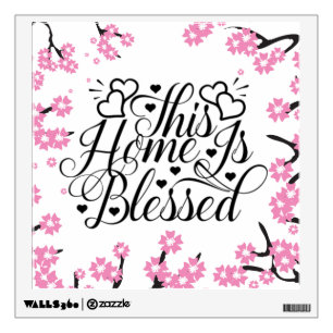 This Home Is Blessed Wall Decal