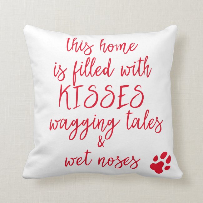 This home is filled... Cute Dog Quote