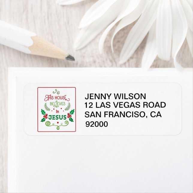 This House Believes in Jesus  Label (Insitu)