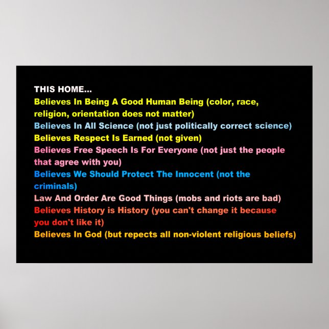 This House believes Poster (Front)