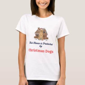 🏠 This House is Protected by Christmas Dogs T-Shirt