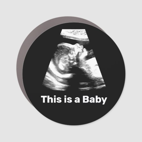 This is a Baby This is an Apple CNN Prolife Car Magnet