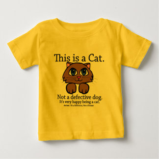 This is a Cat Infant T-Shirts