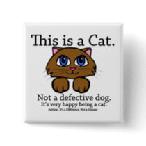 This is a Cat Pinback Button