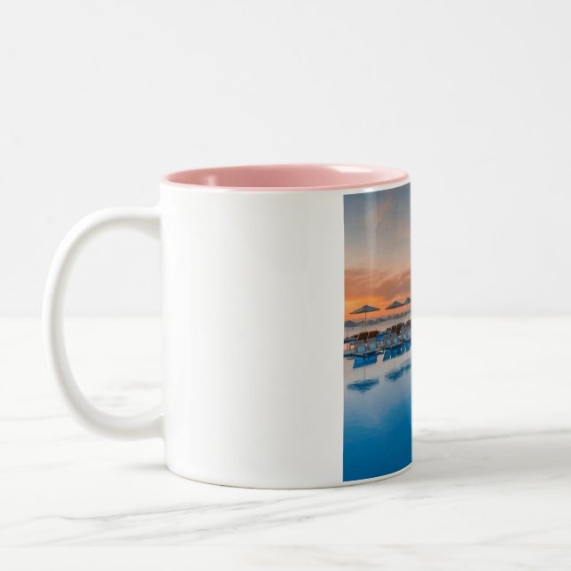 THIS IS A COFFEE MUG. FOR COFFEE  AND TEA. Two-Tone COFFEE MUG (Left)