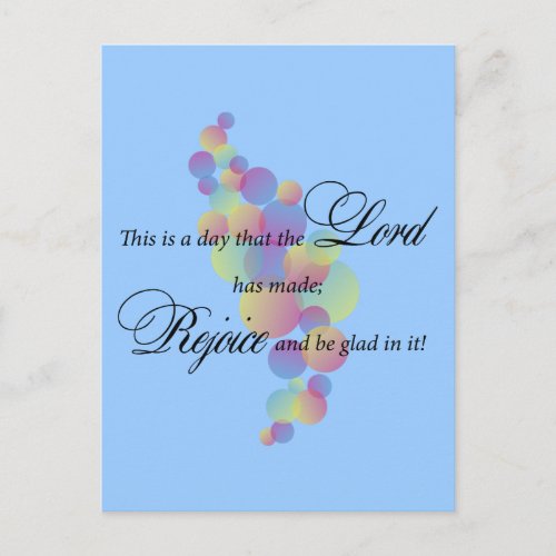 This is a Day the Lord has made Postcard