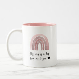 This Is A Hug From Me To You Two-Tone Coffee Mug