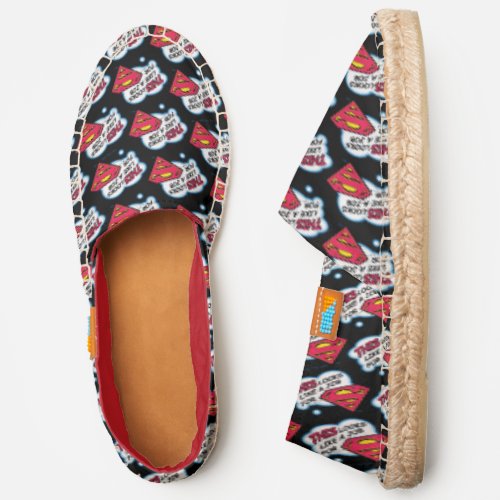 This is a job for Superman Espadrilles