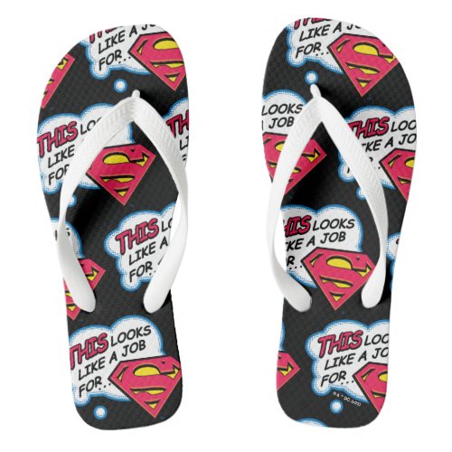This is a job for Superman Flip Flops