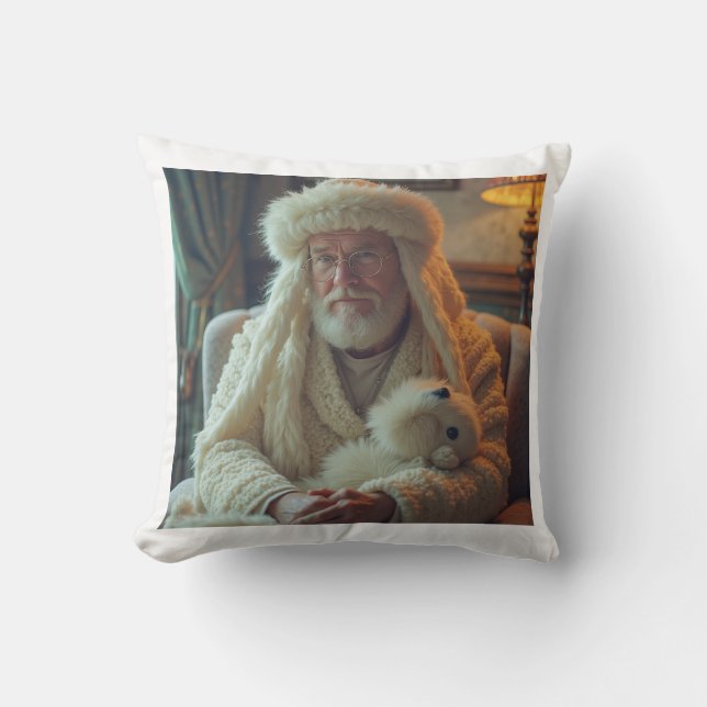 This is a pillow cushion for grandfather. (Front)