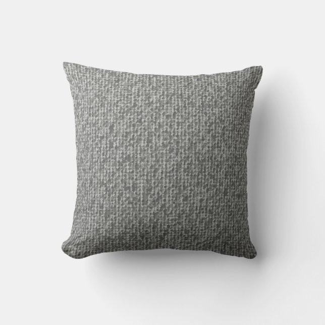 This is a pillow cushion for gray stripe. (Front)