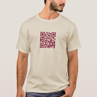 this is a QR code... dark raspberry T-Shirt