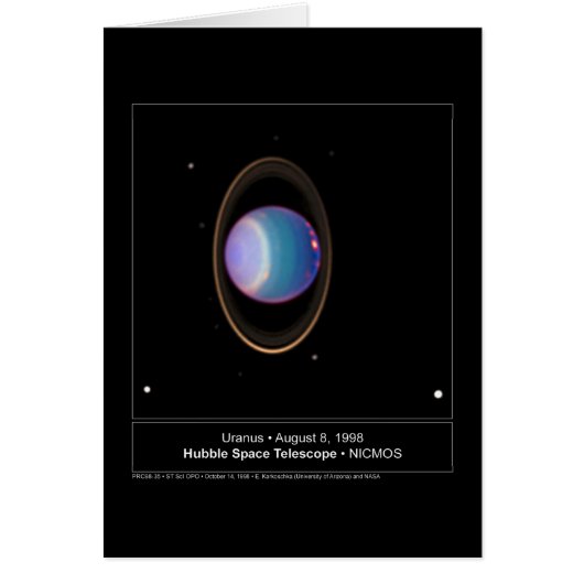 This is a reproduction of a Hubble Space Telescope Cards (Front)