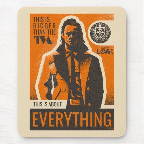 This Is About Everything Loki Quote Graphic Mouse Pad