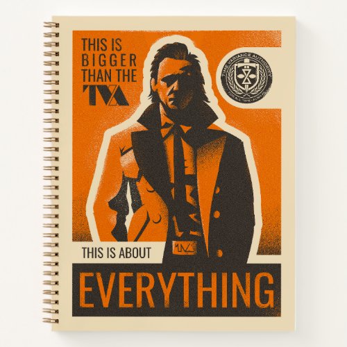 This Is About Everything Loki Quote Graphic Notebook