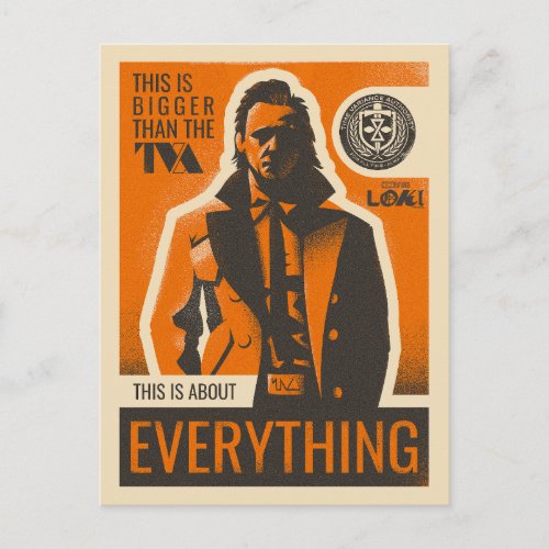 This Is About Everything Loki Quote Graphic Postcard
