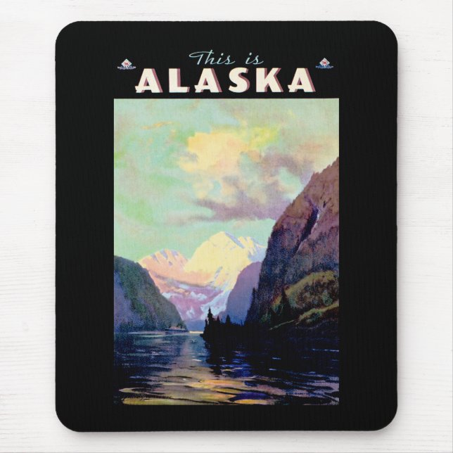 This is Alaska Mouse Pad (Front)