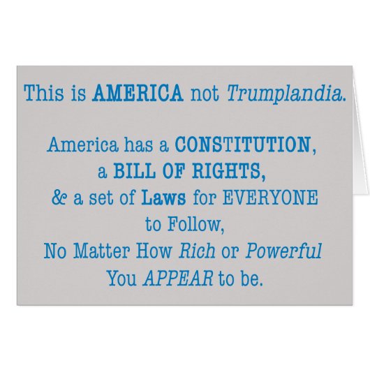 This is America Cards (Front Horizontal)