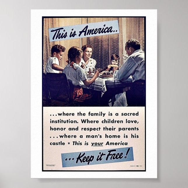 This Is America Keep It Free! Poster (Front)