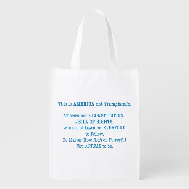 This is America Reusable Grocery Bag (Front)