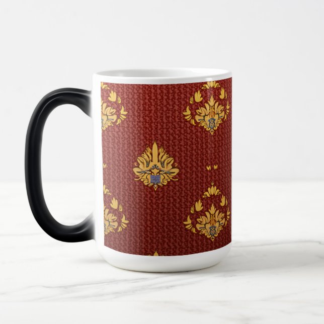 This is an embroidery pattern mugs (Left)