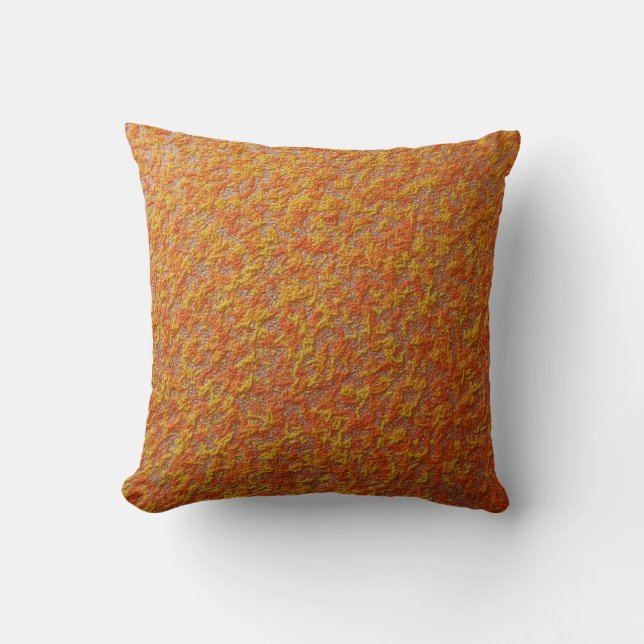 This is an embroidery style throw pillow. pillow (Front)
