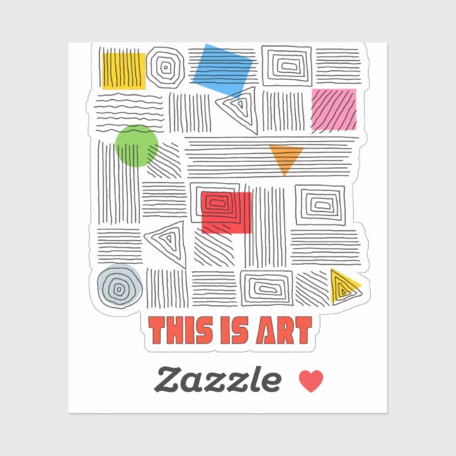 THIS IS ART STICKER (Sheet)