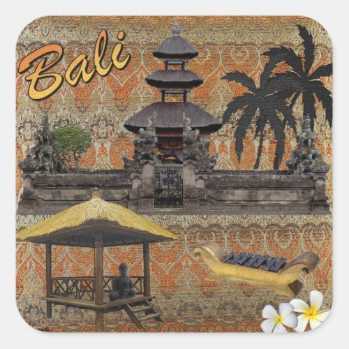 This Is Bali Square Sticker