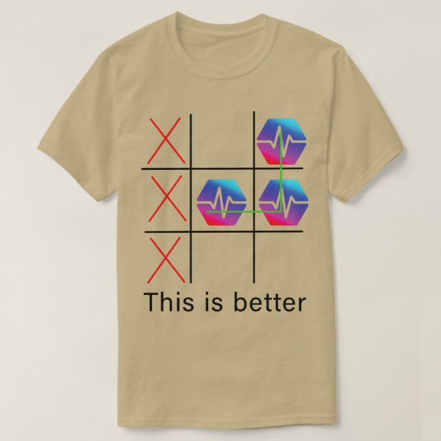 this is better PulseChain Cryptocurrency PLS Block T-Shirt (Design Front)