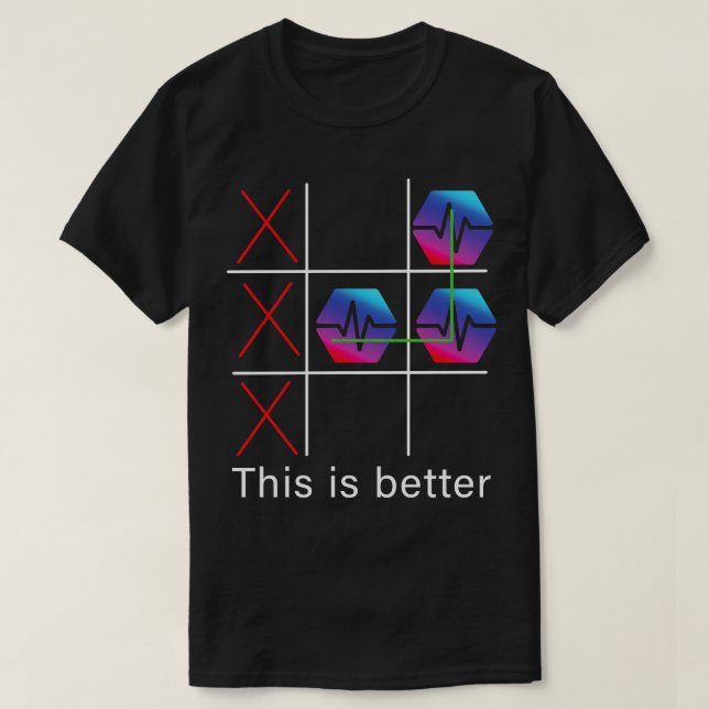 this is better PulseChain Cryptocurrency PLS Block T-Shirt (Design Front)