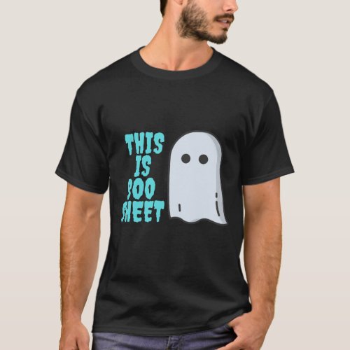 This is blue sheet T_shirt haloween