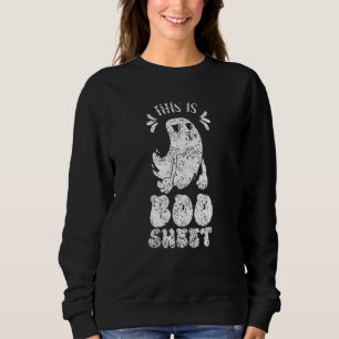 This Is Boo Sheet Cute Scary Ghost Halloween Sweatshirt