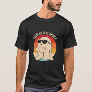 This is Boo Sheet Funny Ghost Halloween T Shirt