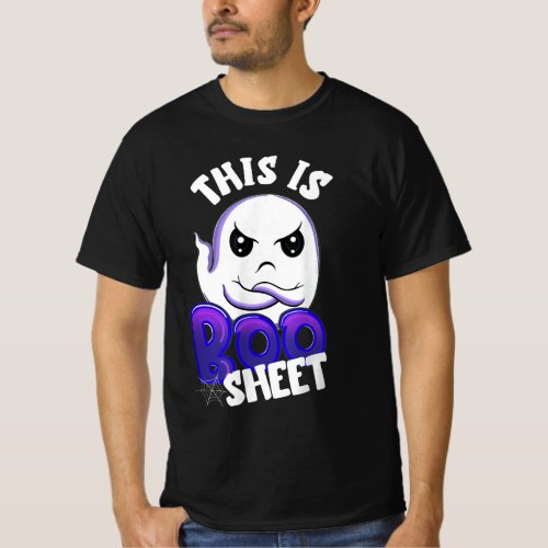 This Is Boo Sheet Funny Halloween Ghost T_Shirt