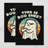 This Is Boo Sheet Ghost  (Front/Back)