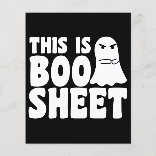 This Is Boo Sheet Ghost Funny Halloween Costume (Front)