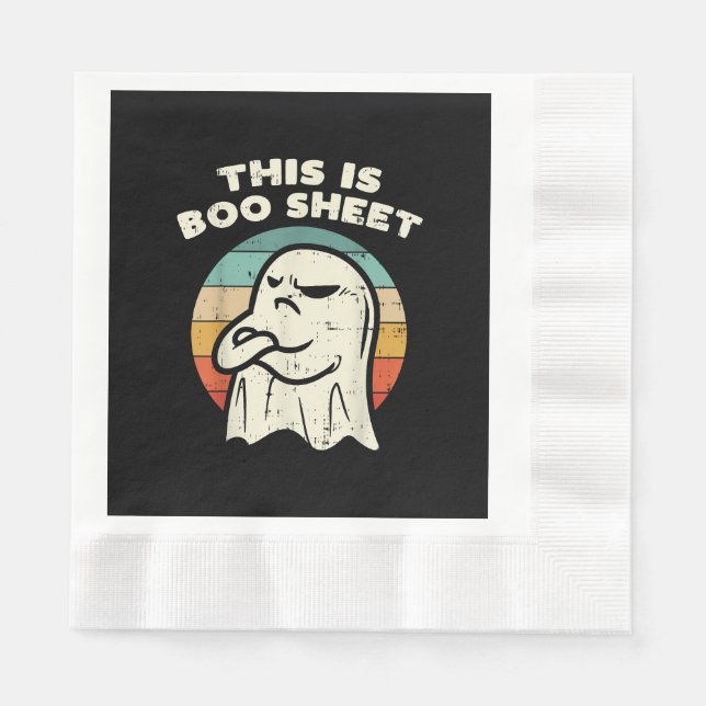 This Is Boo Sheet Ghost  Napkins (Front)
