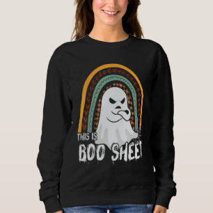 This is boo sheet ghost retro halloween costume me sweatshirt