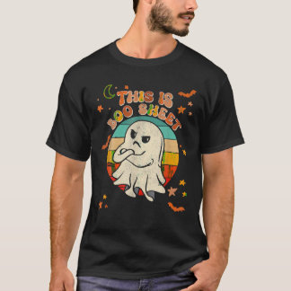 This Is Boo Sheet Ghost Retro Halloween Costume Me T-Shirt