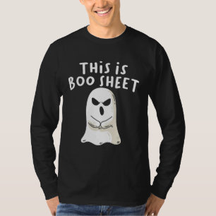 This Is Boo Sheet Ghost Retro Halloween Costume Me T-Shirt