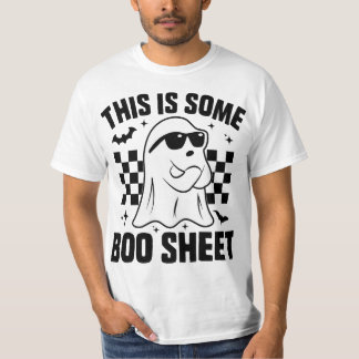 This Is Boo Sheet Ghost Retro Halloween Costume Me T-Shirt