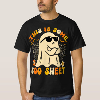 This Is Boo Sheet Ghost Retro Halloween Costume Me T-Shirt