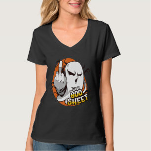 This Is Boo Sheet Ghost Retro Halloween Costume T-Shirt