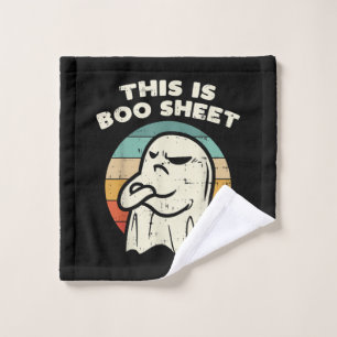 This Is Boo Sheet Ghost Wash Cloth