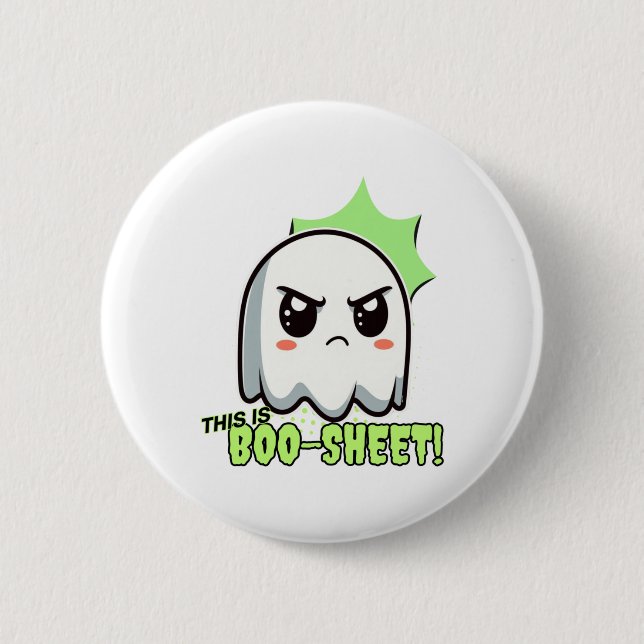 This Is Boo-sheet Sticker  Button (Front)