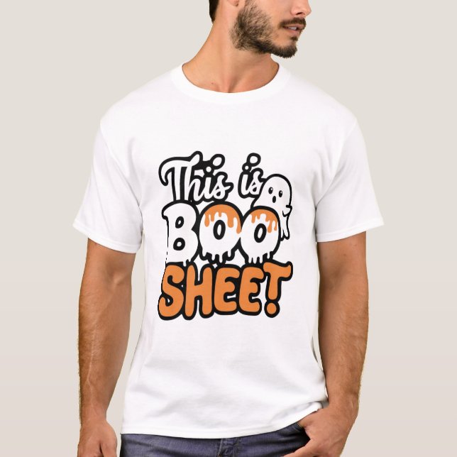 This is BOO SHEET T-Shirt (Front)