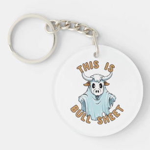 This is bull sheet - funny boo sheet keychain