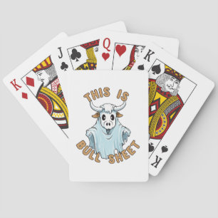 This is bull sheet - funny boo sheet poker cards
